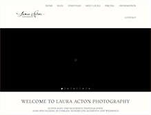 Tablet Screenshot of lauraacton.com